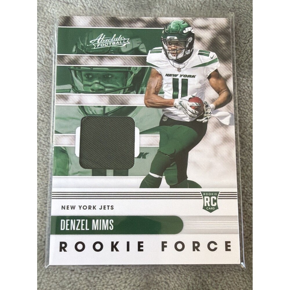 2020 Panini Absolute - Rookie Force Relics Denzel Mims #23 (MEM, RC)